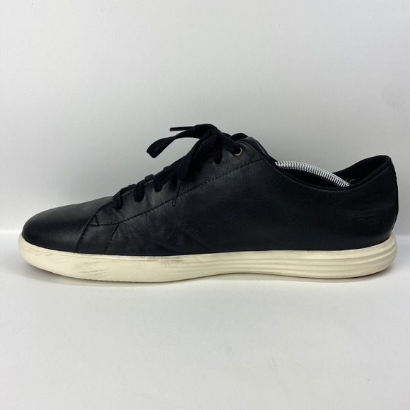 Cole Haan Grand Crosscourt II Mens Sz 12M Black Leather Tennis Shoes Sneaker main image 9